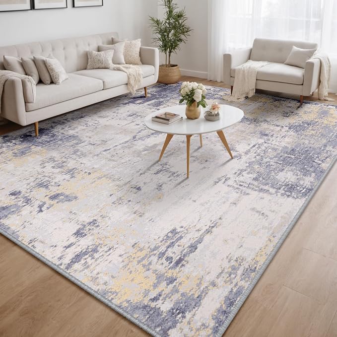 RELEANY Washable 5'x7' Abstract Area Rug - Image 9