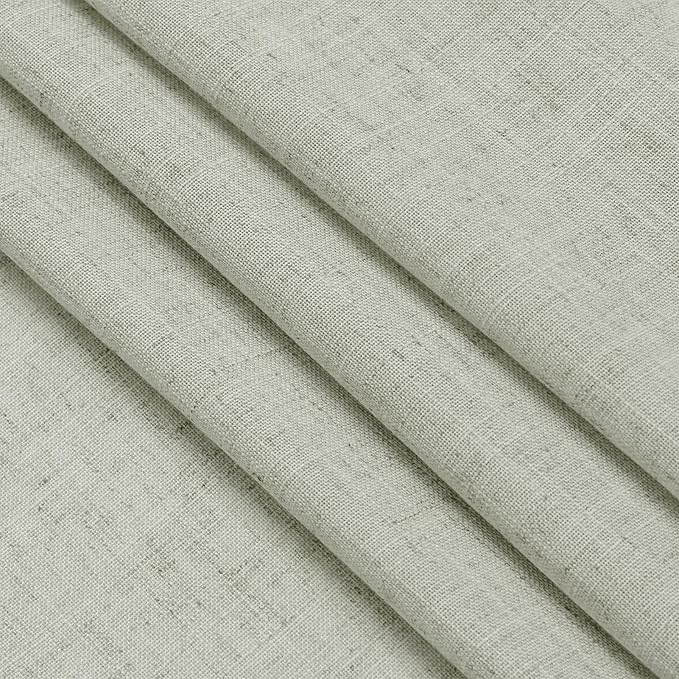 Sage Green Curtains 84 Inch Length 2 Panels Back Tab Rod Pocket Light Filtering - Image 6