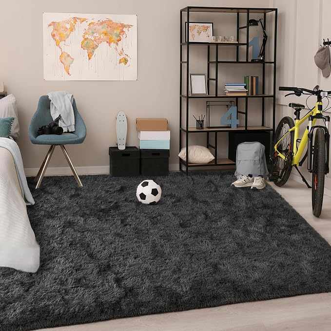 Chicrug Soft Area Rugs for Bedroom Living Room Plush Fluffy Rug 5x8 | Shag - Image 7