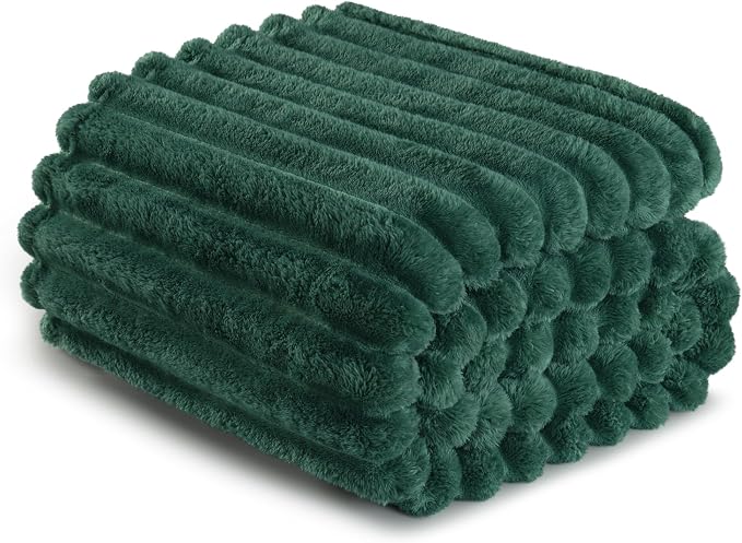 Exclusivo Mezcla Striped Twin Size Fleece Blanket - Image 8