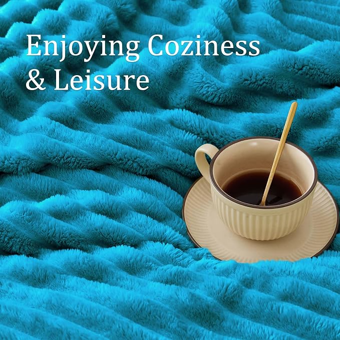 BEDELITE Ribbed Twin Blanket for Couch & Bed, Warm Yet Lightweight, Ribbed - Image 5