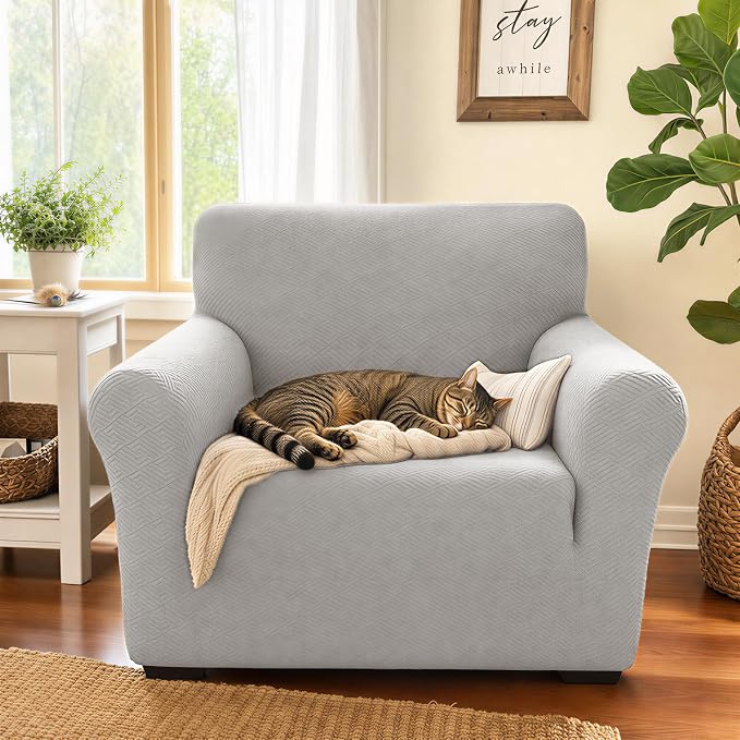 XINEAGE 2026 New Stretch Armchair Covers 1 Piece Chair Slipcovers Chair - Image 3