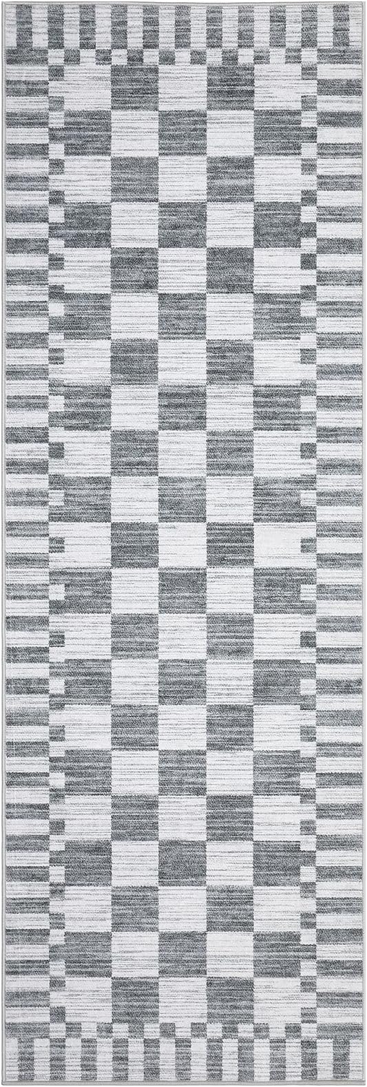 GarveeHome 2x8 Checkered Kitchen Runner Rug - Image 5