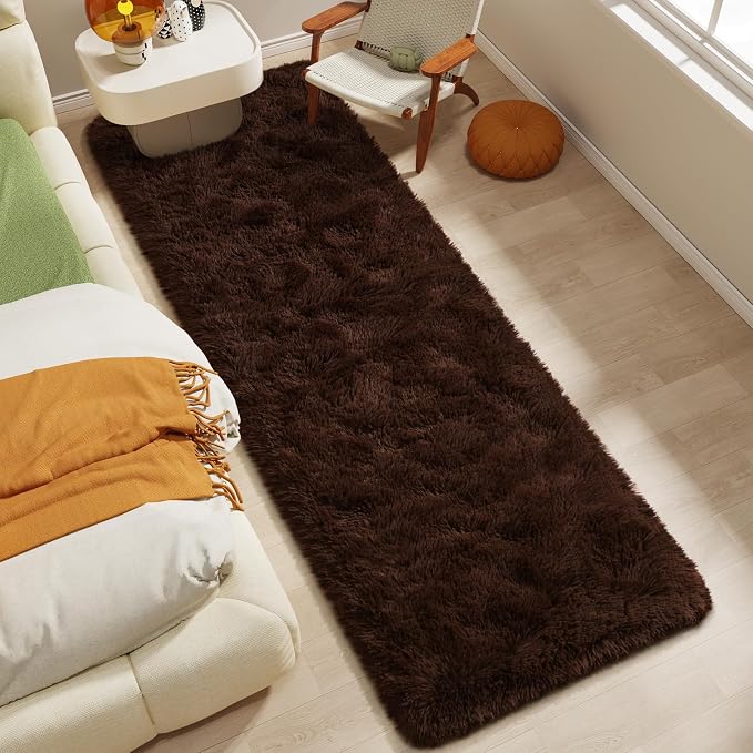 LOCHAS 2x8 Runner Rugs for Hallway, Fluffy Area Rugs for Bedroom - Image 2