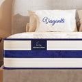 Vesgantti Twin Mattress,12 Inch Hybrid Innerspring Mattress in a Box with Memory Foam,Back Support & Pressure Relief,Medium Firm Feel for Teenagers (Twin Size)