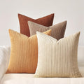 Topfinel Yellow Brown Gradient Rustic Pillow Case Boho Throw Pillow Covers by Topfinel