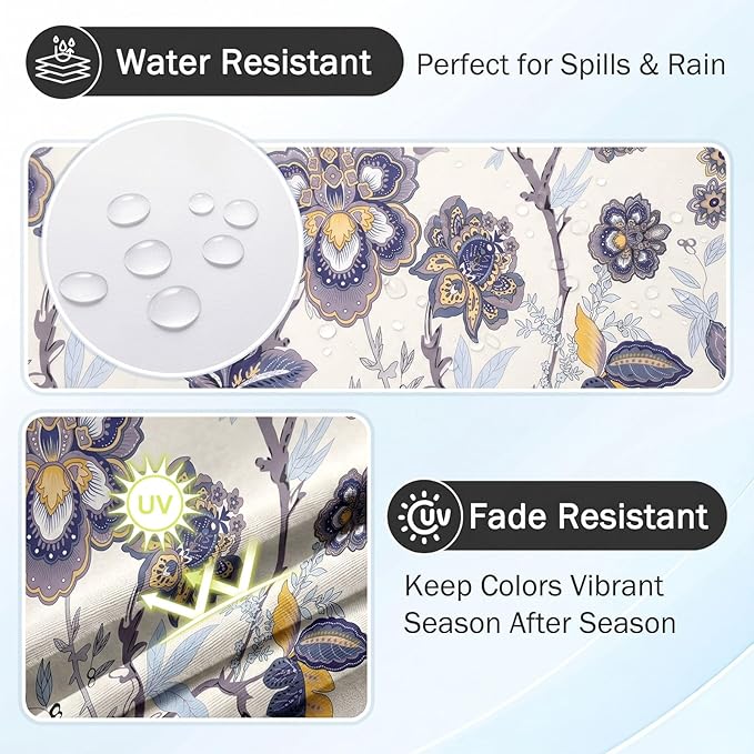 Waterproof Outdoor Cushion Covers, Stretch Patio Slipcovers | UV Resistant - Image 3