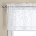 Furman White Sheer Curtains Valances by OWENIE