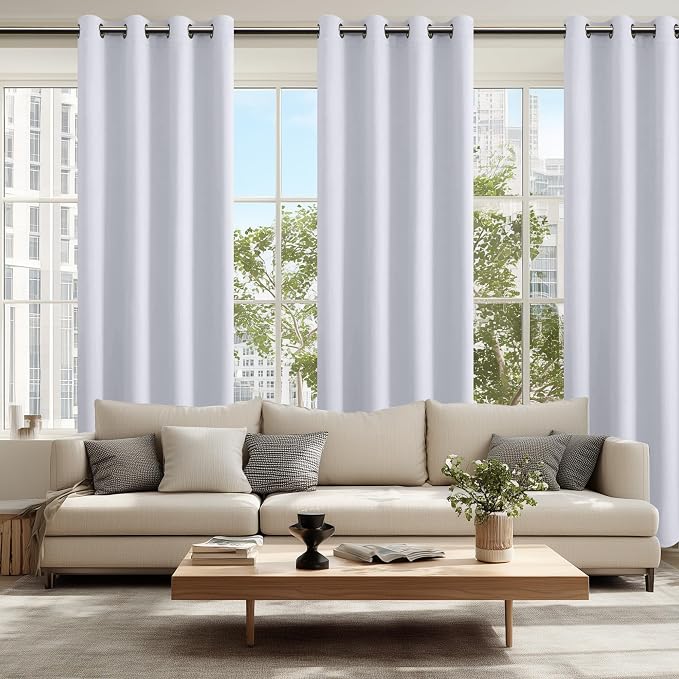 Blackout Curtains for Bedroom, 52 x 96 Inches Long, Window Curtains for Living - Image 2