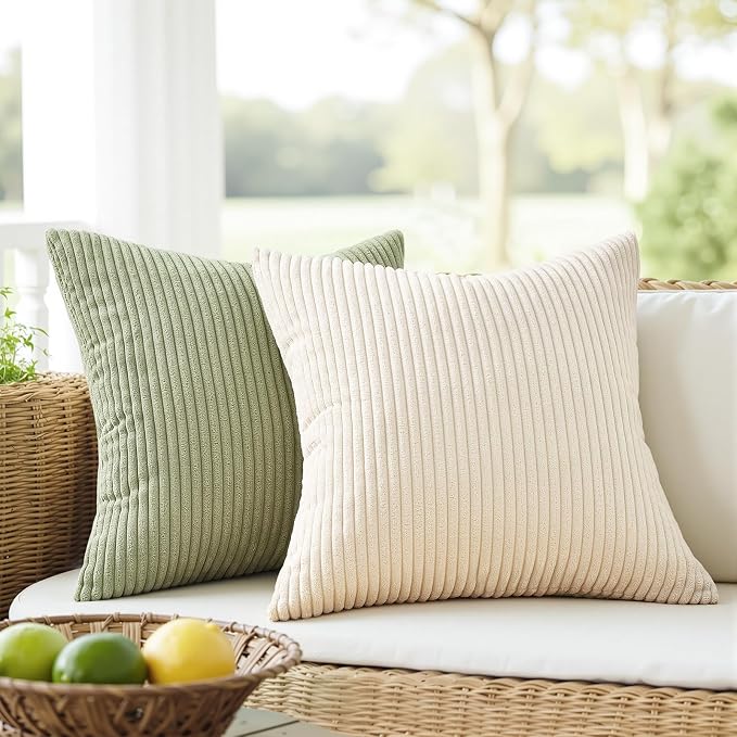 Topfinel 20x20 Set of 4 Livingroom Cushion Covers Soft Boho Decorative Velvet - Image 3