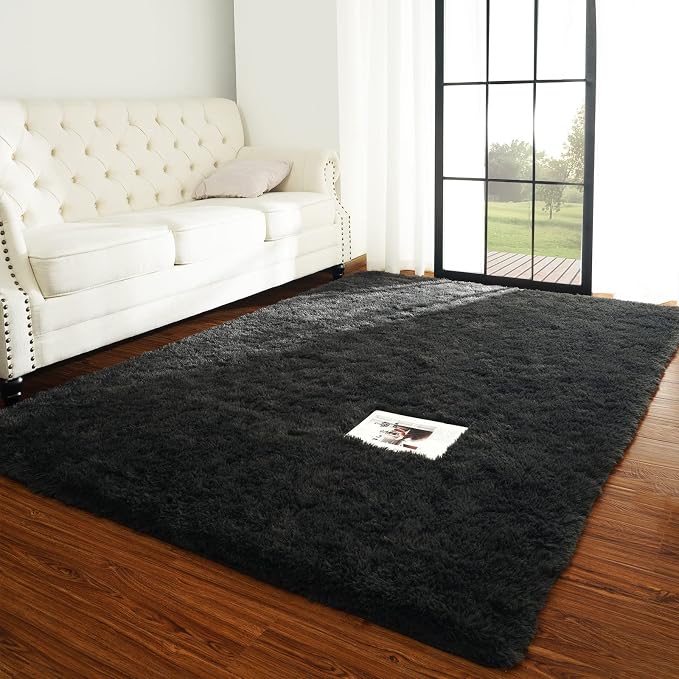 Chicrug Soft Area Rugs for Bedroom Living Room Plush Fluffy Rug 3x5 | Shag - Image 2