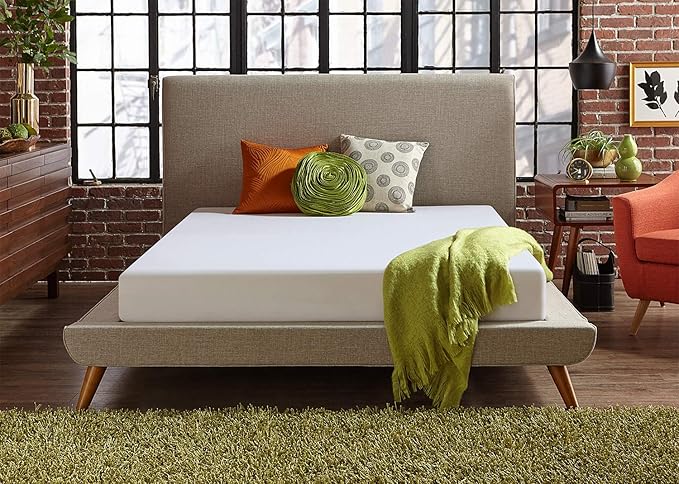 Live and Sleep Classic 8 Inch Medium Firm Memory Foam Mattress - Queen Bed in a Box with Firm Body Support, CertiPUR Certified - Queen Size
