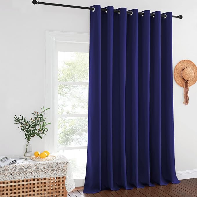 NICETOWN Blackout Curtains for Sliding Glass Door Room Divider Noise Reduce - Image 8