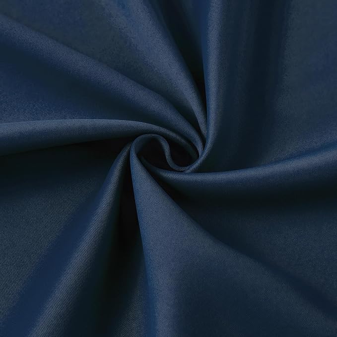 2 PCs Navy Blue Pleat Wide Drapes - Image 7