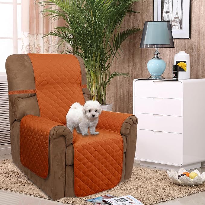 U-NICE HOME Reversible 23''Recliner Small Chair Cover, Pet Friendly, Elastic - Image 2
