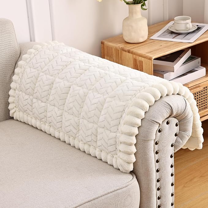 Smiry Couch Cover for Dogs, Non Slip Fuzzy Pet Sofa Arm Covers Washable | Sofa by Smiry