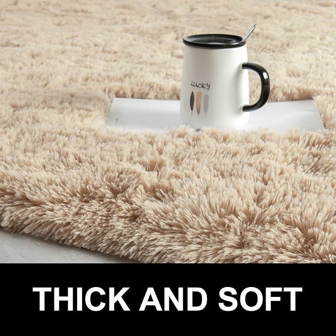 LOCHAS Area Rugs Fluffy Living Room Carpets - Image 8