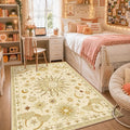 Vacuum-Friendly, 5x7 Washable Area Rug by meejou