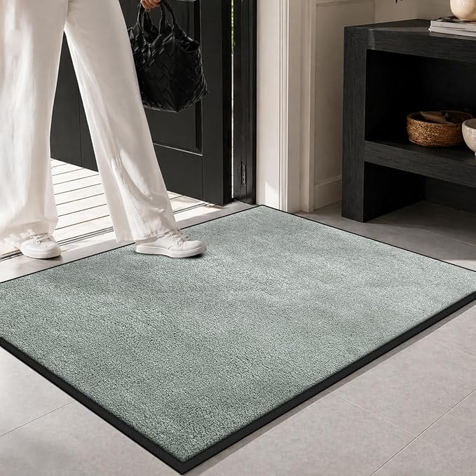 Super Absorbent Front Door Mat, Non-Slip Washable Indoor Doormats, Low Profile - Image 2