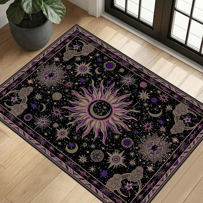 Vacuum-Friendly, 2x3 Washable Area Rug by meejou