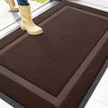 OLANLY Front Door Mat Outside 47x32, All-Season Heavy-Duty Rubber Doormat | by OLANLY