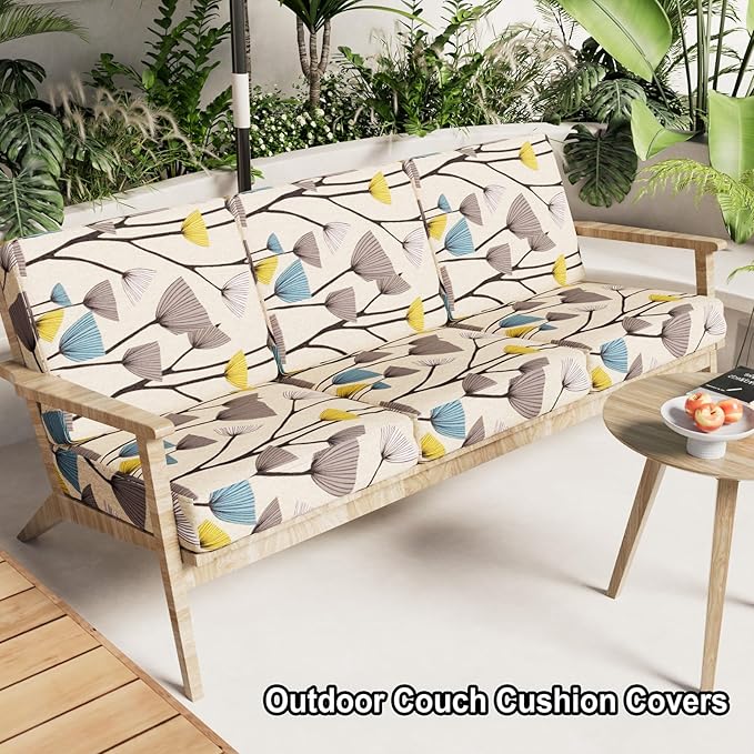 Printed Couch Cushion Covers, Sofa Covers Washable - Image 2