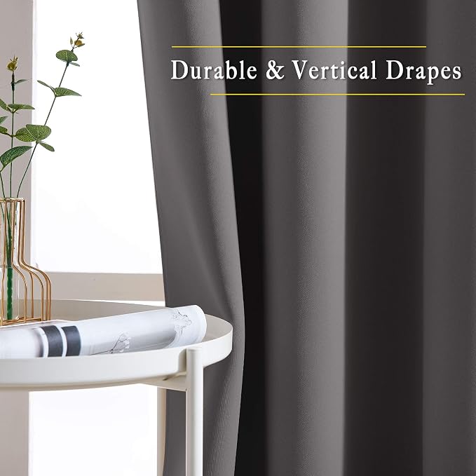NICETOWN Blackout 72 inch Curtains - Image 5