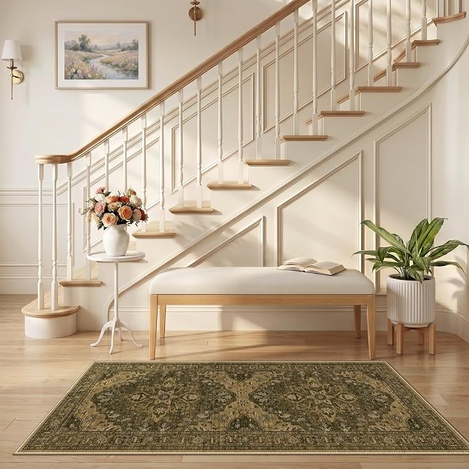 RELEANY Washable Area Rug, Runner 2'6"x5', Water Repellent, Pet Friendly - Image 2