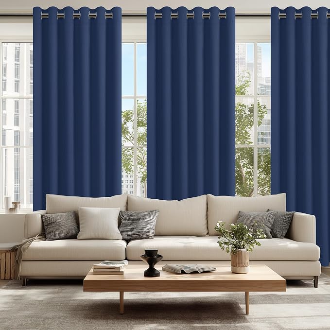 Room Darkening Curtains for Bedroom, 70 x 84 Inches, 2 Panels | Thermal - Image 6