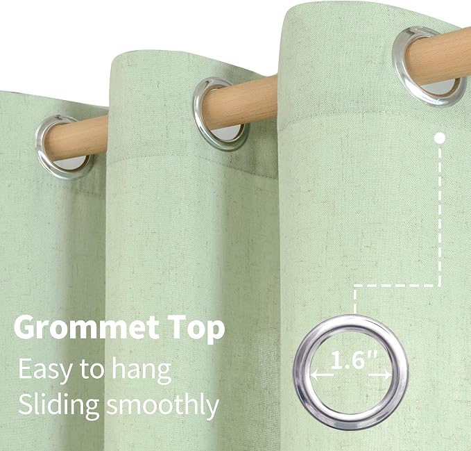 YoungsTex Linen Curtains 84 Inch Length - Image 6