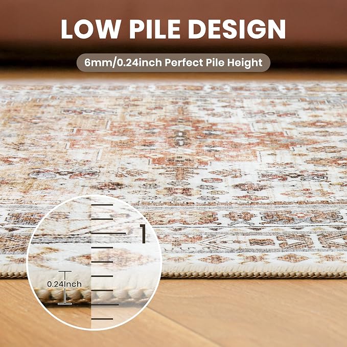 2x5 Rug Runners for Hallways Non Slip, Kitchen Rugs, Nursery Room, Soft Runner - Image 7