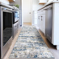 pmtsns Area Rugs 2x8 Runner Rug: Washable Hallway Rug Modern Abstract Neutral by pmtsns