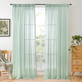 BGment Light Green Curtains 84 Inches Long 2 Panels Set by BGment