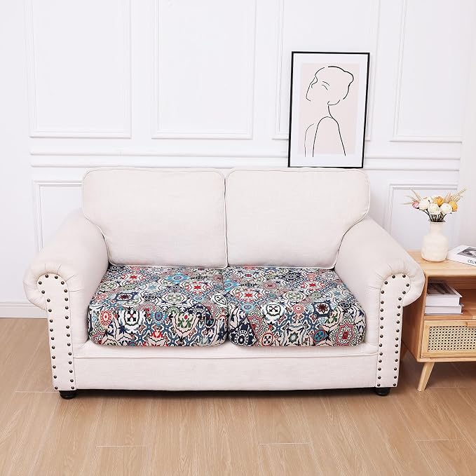 Printed Couch Cushion Covers, Sofa Covers Washable - Image 5