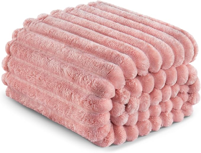 Exclusivo Mezcla Striped King Size Fleece Blanket - Image 8