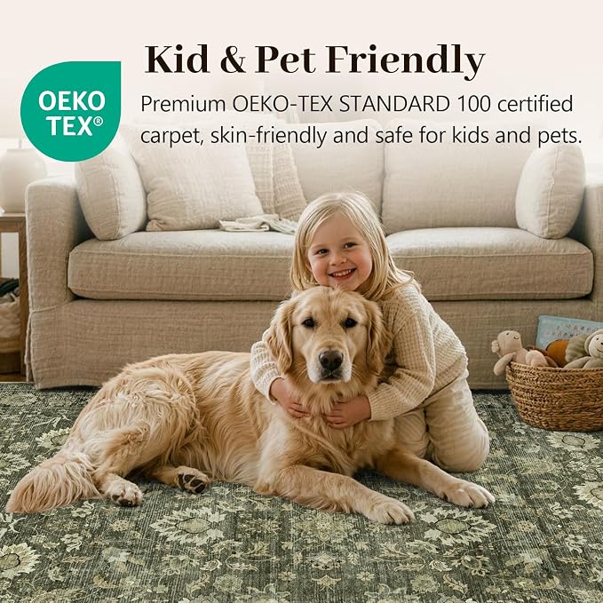 9x12 Ft Extra Large Area Rugs for Living Room, Soft Non-Slip Machine Washable - Image 6