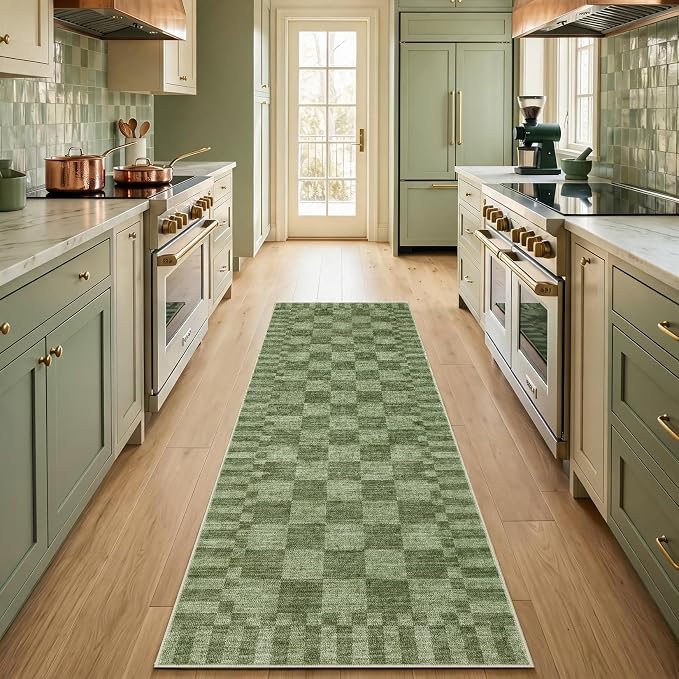 GarveeHome 2x6 Kitchen Runner Rug Non Slip Washable Runner Rug by GarveeHome