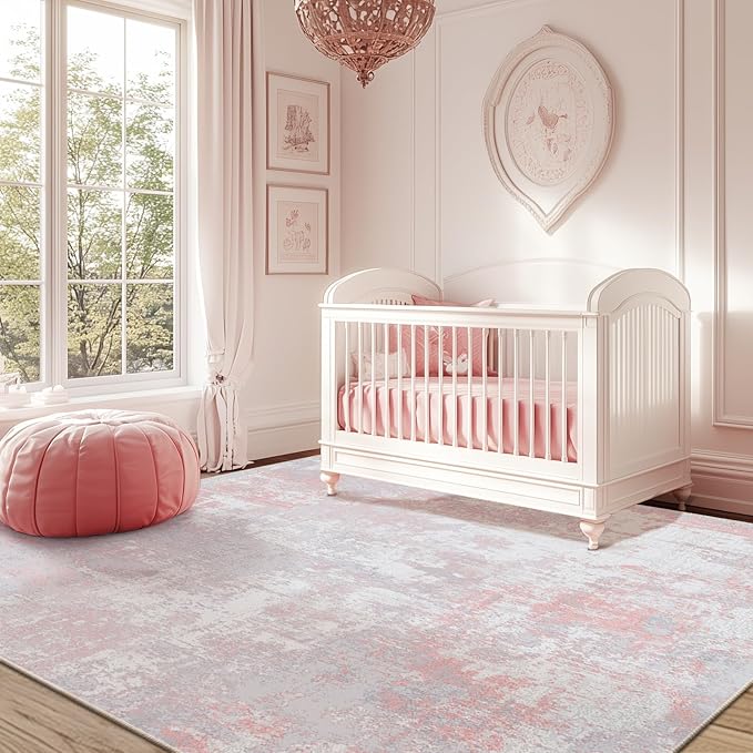 RELEANY Washable 6'x8' Abstract Area Rug - Image 2