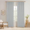KangBang Light Grey Pinch Pleated Blackout Curtains 84 Inch Length 2 Panels Set, Faux Linen Thermal Insulated Pleated Drapes with Hooks for Bedroom Living Room, Elegant Modern Decor, 42" W x 84" L