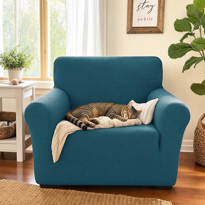 XINEAGE New Stretch Armchair Covers 1 Piece Chair Slipcovers Chair Protector - Image 3