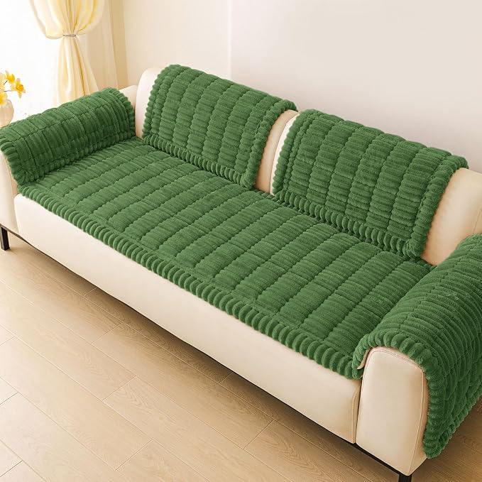 Couch Cover for Dogs, Washable Non Slip Plush Flannel Sofa Protector | Thick - Image 9