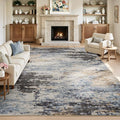 8x10 Area Rug for Living Room, Abstract Washable Large Rugs, Dining Room by Lofus