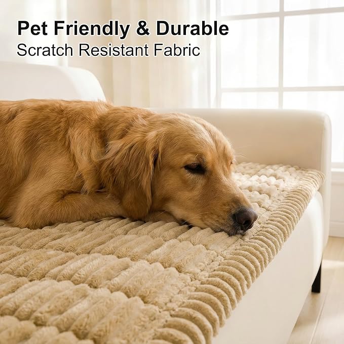 Smiry Couch Cover for Dogs, Non Slip Washable Sofa Protector for Pets | Soft - Image 3