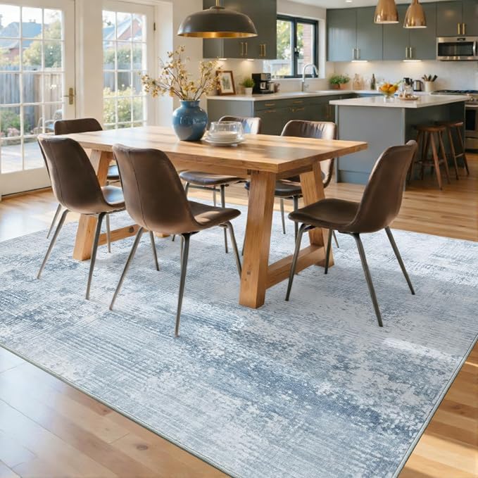 5x7 Ft Area Rugs for Living Room, Soft Non-Slip Washable Rugs Modern Abstract - Image 9