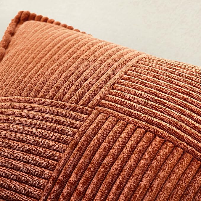 MIULEE Fall Rust Decorative Throw Pillow Covers - Image 5
