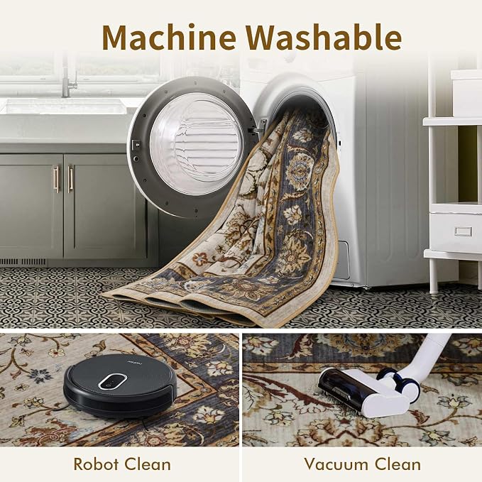 6x9 Ft Large Machine Washable Area Rugs - Image 8