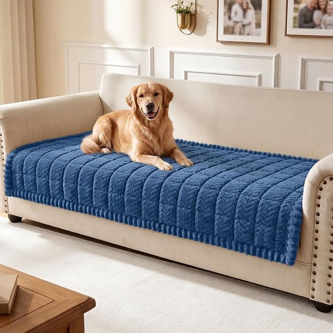Smiry Couch Cover for Dogs, Non Slip Fuzzy Pet Sofa Covers Washable | Sofa by Smiry