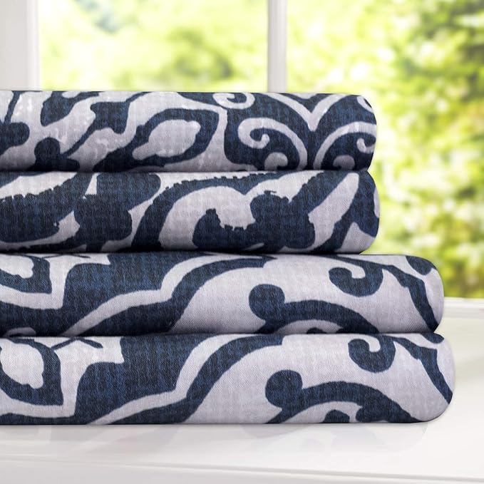 California King Sheet Sets - Breathable Luxury Sheets with Full Elastic & Secure Corner Straps Built In - 1800 Supreme Collection Cal King Deep Pocket Bedding Set, Sheet Set, California King, Oasis