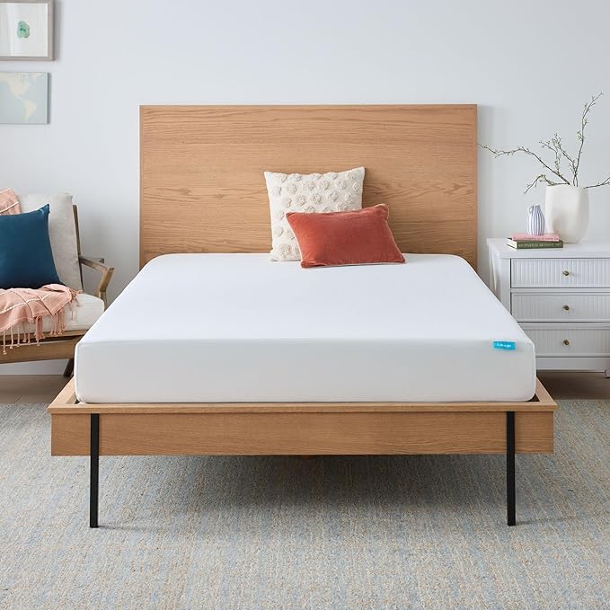 Linenspa 8 Inch Gel Infused Memory Foam Mattress – Queen Size – Medium Feel - Cooling Gel - Mattress in a Box - Primary or Guest Bedroom - Pressure Relieving and Breathable – CertiPUR-US Certified