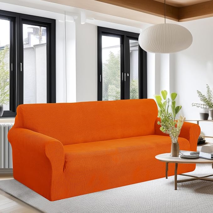 U-NICE HOME Oversized Stretch Couch Cover Slipcover, 1-Piece Sofa cover - Image 2